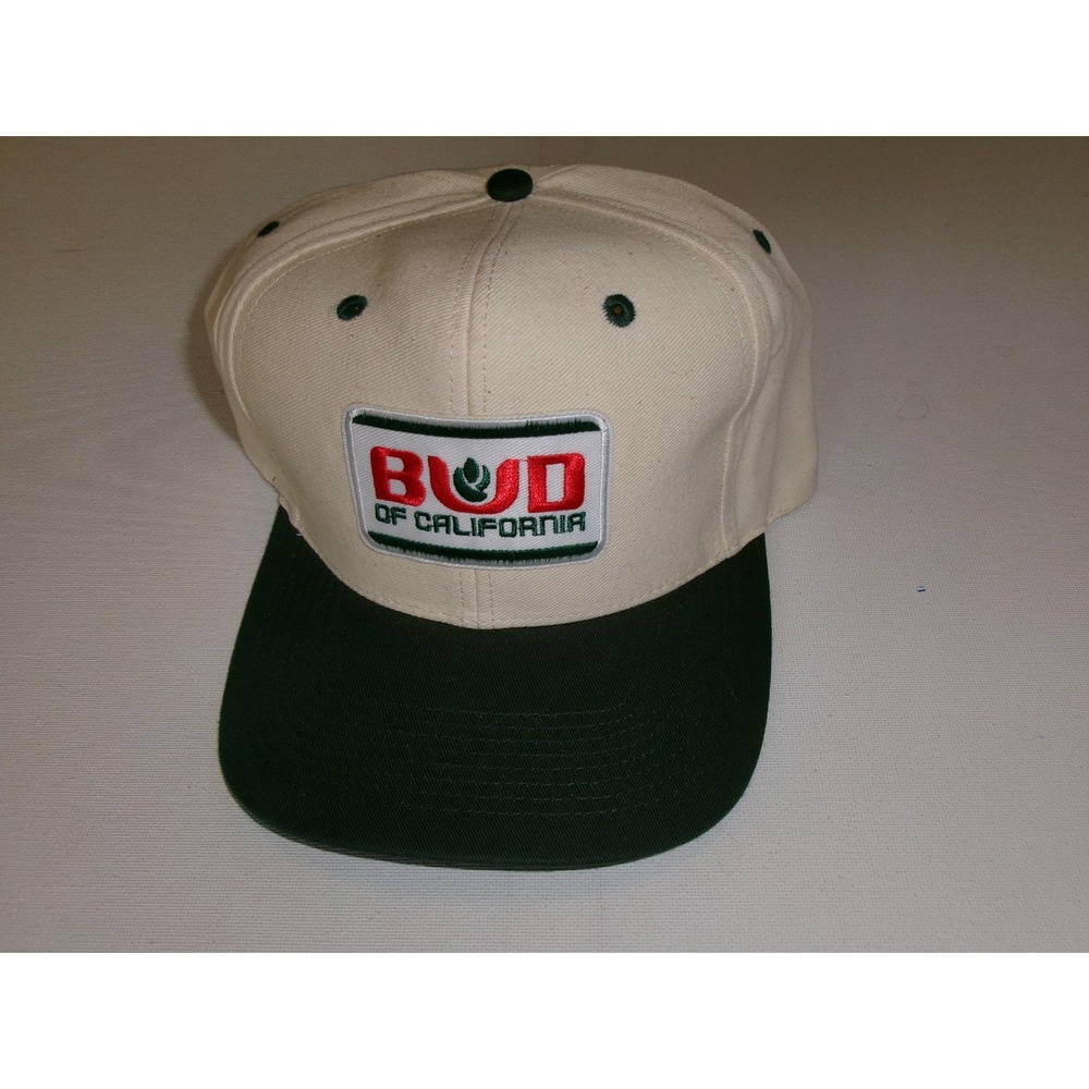 BUD OF CALIFORNIA 90S SNAPBACK HAT CAP VINTAGE M3